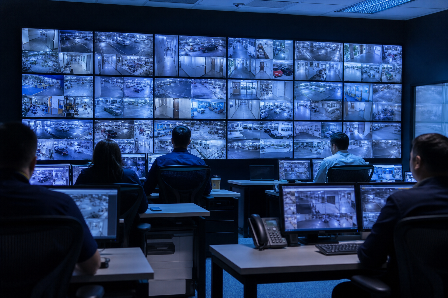 Enterprise Security Monitoring Center Display System