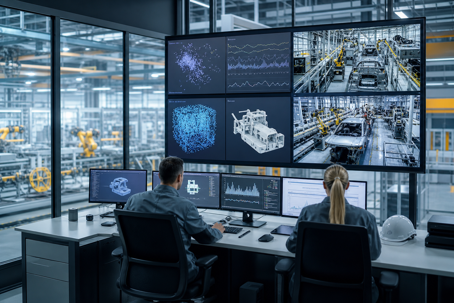 Enterprise Production Monitoring Visualization System